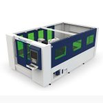 mini 500w vlákno laserový řezací stroj pro uzavřenou trubku a plech